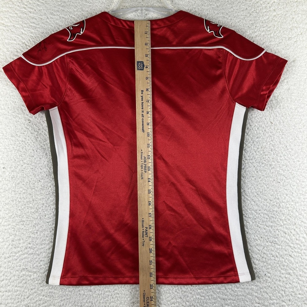 Vtg Tampa Bay Buccaneers Shirt Womens Medium NFL Football Team Apparel Lace Up - Picture 13 of 15